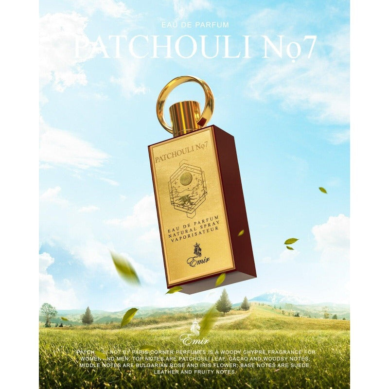 Emir Patchouli NO7 perfumed water unisex 100ml - Royalsperfume EMIR All