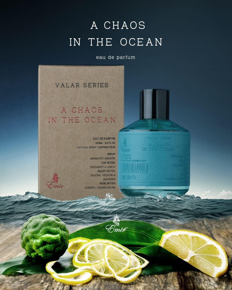 Emir Valar Series A Chaos In The Ocean perfumed water unisex 100ml - Royalsperfume Perfumery Paris Corner LLC Perfume