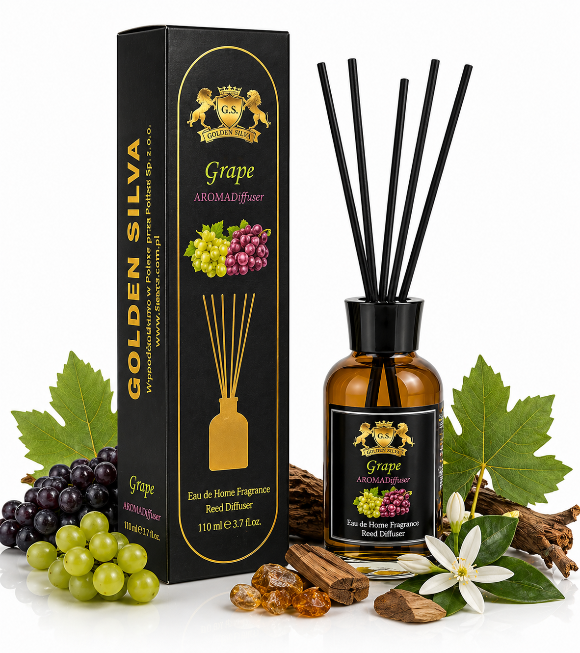 Grape home fragrance by Golden Silva 110ml